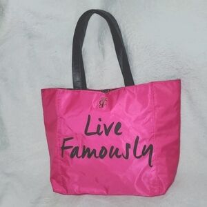 Juicy Couture "Live Famously" Tote Bag